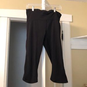 Black Lululemon Crops size 12